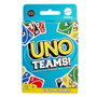 UNO Juego de Cartas Hxt58 - Uno Teams Versión por Equipos de Mattel Games, Juego de Mesa Multilingüe para +7 años