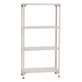 Homelux Kit Estantería Metálico 4 Baldas 150x75x30 Blanco