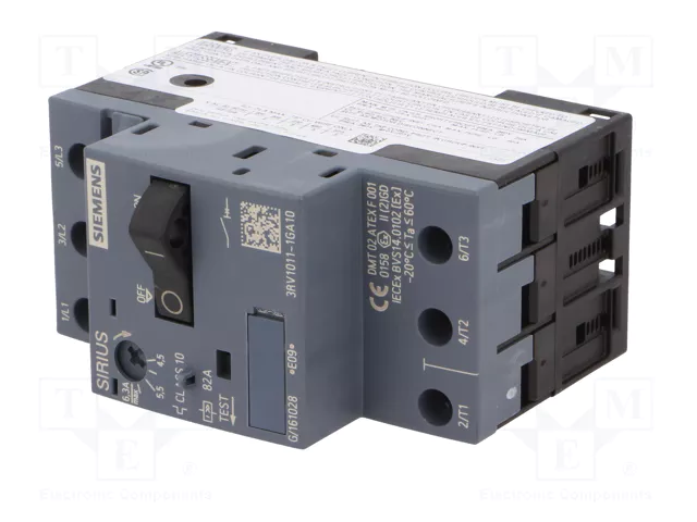 SIEMENS 3RV1011-1GA10 Interruptor motorizado 2,2kW 220÷690VAC