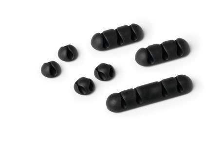 Durable CAVOLINE CLIP MIX Set de clips autoadhesivos para organización de cables USB, 10 unidades Durable CAVOLINE CLIP MIX Set de clips autoadhesivos para organización de cables USB, 10 unidades