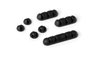 Durable CAVOLINE CLIP MIX Set de clips autoadhesivos para organización de cables USB, 10 unidades
