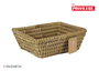 Privilege Cesta Cónica de Mimbre Rectangular Korn, 24.2 x 18.9 x 9.6 cm (24 Unidades)