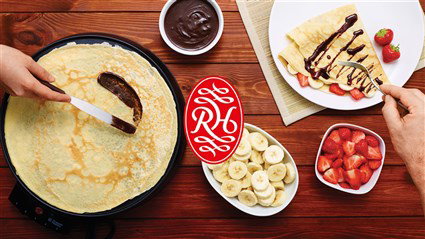 Russell Hobbs 20920-56 Crepera Antiadherente de 30 cm con Espátula Incluida