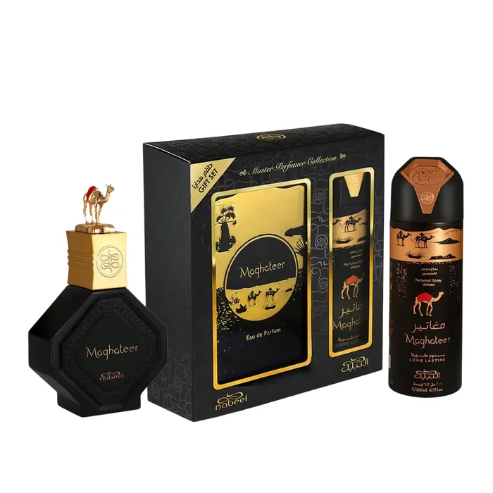 Nabeel Maghateer Set para Hombre con Eau De Parfum y Desodorante Spray Nabeel Maghateer Set para Hombre con Eau De Parfum y Desodorante Spray