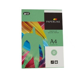 Fabrisa Papel Color Verde Oscuro A4 80g (100 Hojas) de Alta Calidad