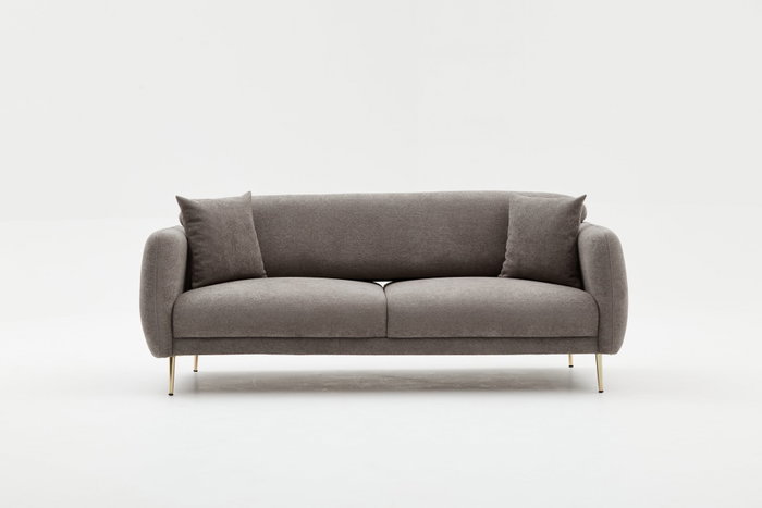 Atelier Del Sofa Sofá Cama 3 Plazas Gris 210x95 cm
