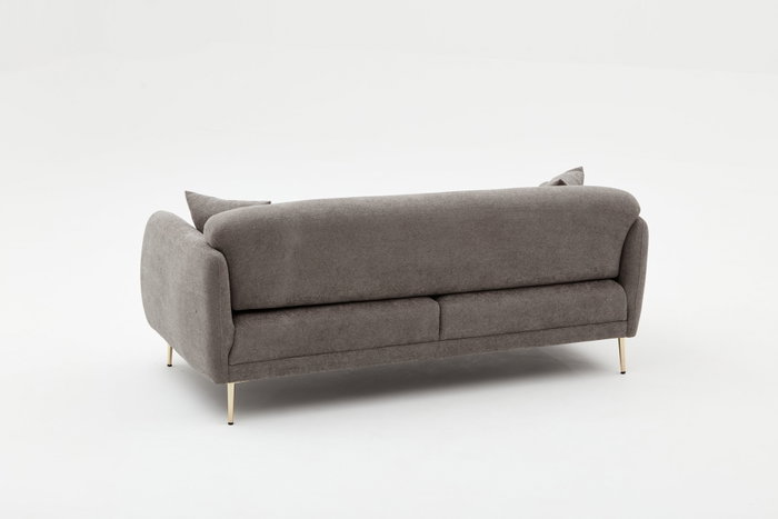 Atelier Del Sofa Sofá Cama 3 Plazas Gris 210x95 cm