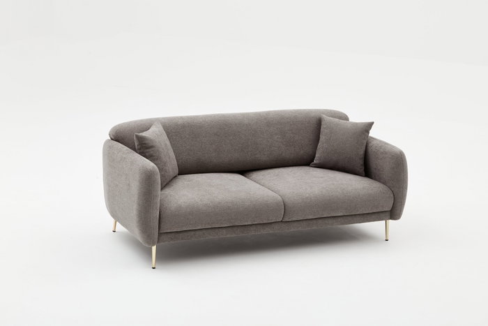 Atelier Del Sofa Sofá Cama 3 Plazas Gris 210x95 cm