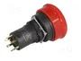 OMRON A165E-S-03U Interruptor de Emergencia de 16mm, 3 NC