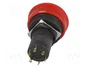 OMRON A165E-S-03U Interruptor de Emergencia de 16mm, 3 NC