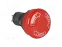 OMRON A165E-S-03U Interruptor de Emergencia de 16mm, 3 NC