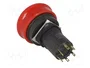 OMRON A165E-S-03U Interruptor de Emergencia de 16mm, 3 NC