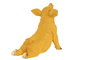 DKD Home Decor Figura de Cerdo Dorado en Resina, Pack de 2