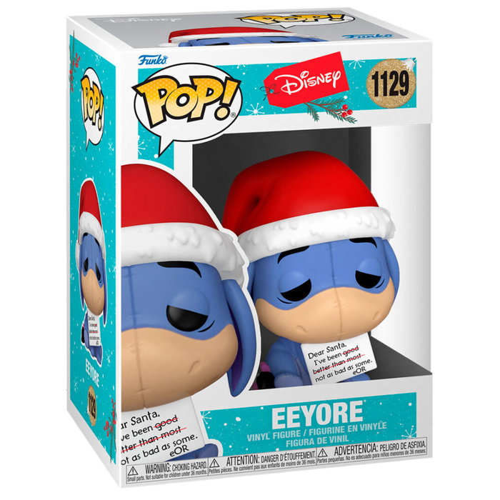 Funko Figura POP Disney Holiday Eeyore Vinilo 9cm Caja Regalo