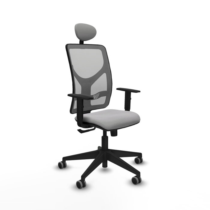 PIQUERAS Y CRESPO Silla de oficina Motilla con mecanismo Sincro, Gris claro PIQUERAS Y CRESPO Silla de oficina Motilla con mecanismo Sincro, Gris claro