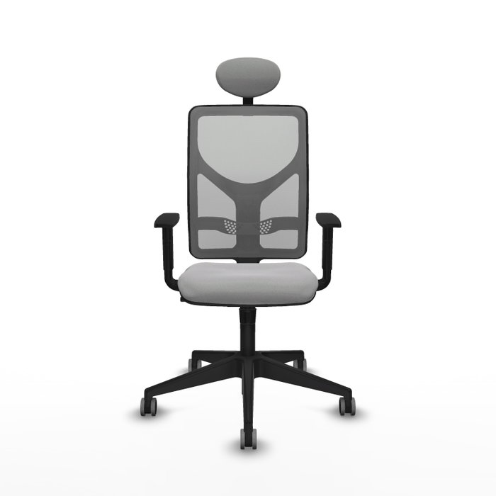 PIQUERAS Y CRESPO Silla de oficina Motilla con mecanismo Sincro, Gris claro PIQUERAS Y CRESPO Silla de oficina Motilla con mecanismo Sincro, Gris claro