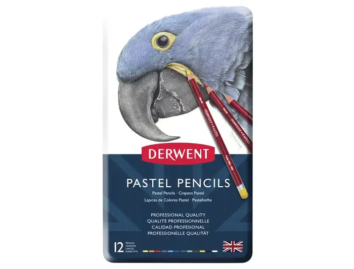 Derwent Lápices Pastel Caja Metálica 12 Unidades Colores Surtidos