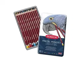 Derwent Lápices Pastel Caja Metálica 12 Unidades Colores Surtidos