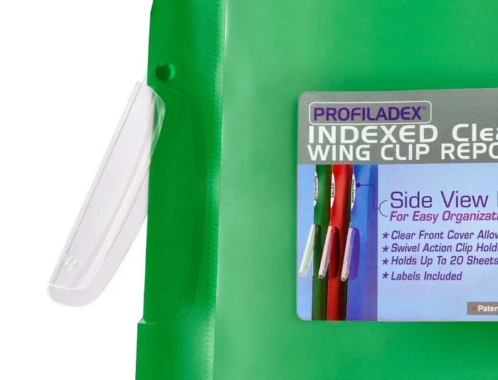 Beautone 48383 Carpeta Dossier Pinza Lateral Polipropildin DIN A4 Verde - Pack de 10