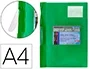 Beautone 48383 Carpeta Dossier Pinza Lateral Polipropildin DIN A4 Verde - Pack de 10