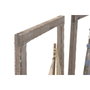 DKD Home Decor Decoración de Pared LED MDF 30x8x50 (Surtido de 2 unidades)