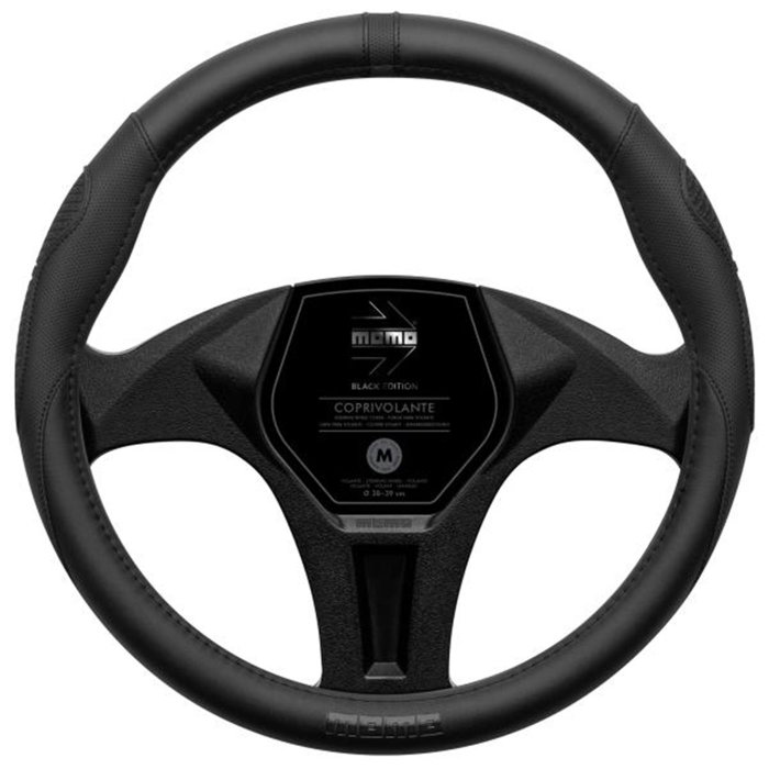 Momo Funda para Volante Supergrip Black Edition 38-39 cm Momo Funda para Volante Supergrip Black Edition 38-39 cm