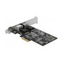 DeLOCK Tarjeta de Red PCI Express x2 2.5 Gigabit LAN 2 x RJ45 RTL8125 para PC - Soporta Windows y Linux