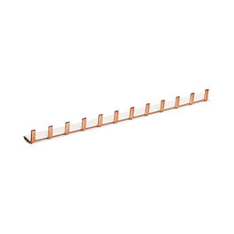 Hager Barra de fases 1 polo KB163A con conexión de clavija 10 mm² 63 A 12 módulos