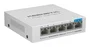 Keenetic KN-4610 Switch de 5 Puertos Gigabit No Administrado con 4 Puertos PoE+ y 60W de Presupuesto de Potencia, Blanco, para Escritorio