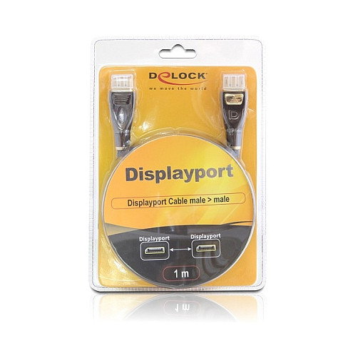 DeLOCK Cable DisplayPort 1.2 Macho a Macho 5 m Antracita DeLOCK Cable DisplayPort 1.2 Macho a Macho 5 m Antracita
