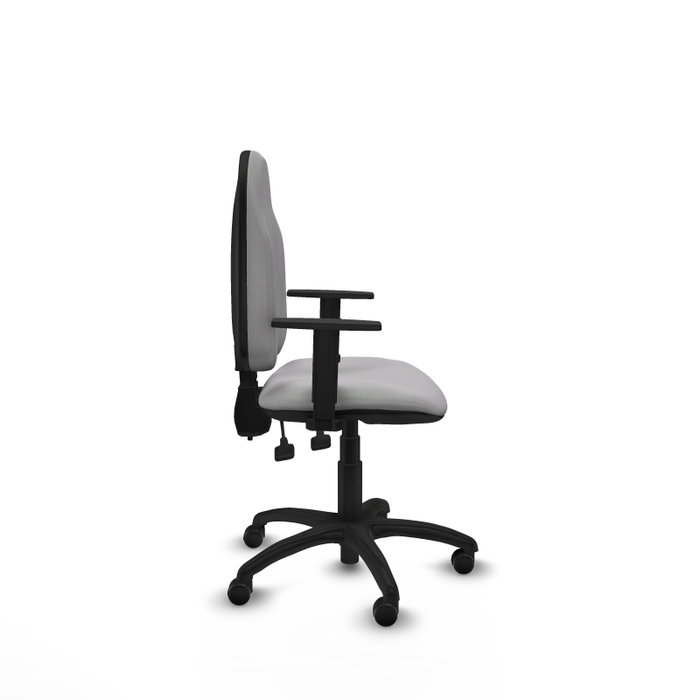 PIQUERAS Y CRESPO Silla de oficina Algarra Gris claro con brazos 1D PIQUERAS Y CRESPO Silla de oficina Algarra Gris claro con brazos 1D