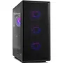 Nox NXINFTYIOTABK Semitorre Gaming Infinity IOTA ARGB Mesh con Cristal Templado y 4 Ventiladores (Negro)
