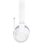 Belkin SOUNDFORM INSPIRE Auriculares Diadema Inalámbricos/Alámbricos para Niños, Blanco/Lavanda, BT 5.2 con Micrófono Plegable