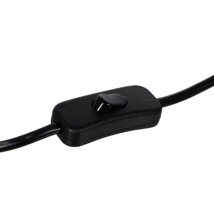 Lámpara Mesa Marrón Tejido-Metal 33 X 33 X 52 cm