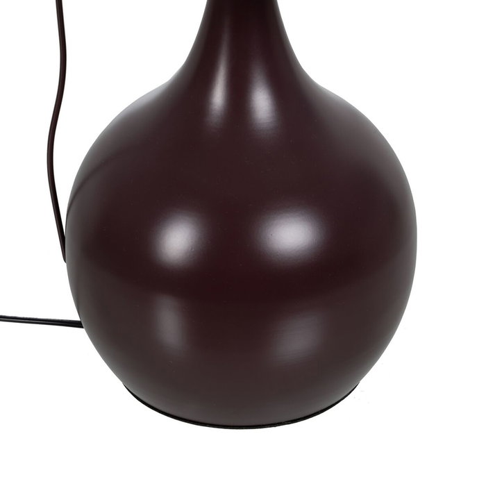 Ixia Lámpara de mesa marrón tejido-metal 33 x 33 x 52 cm