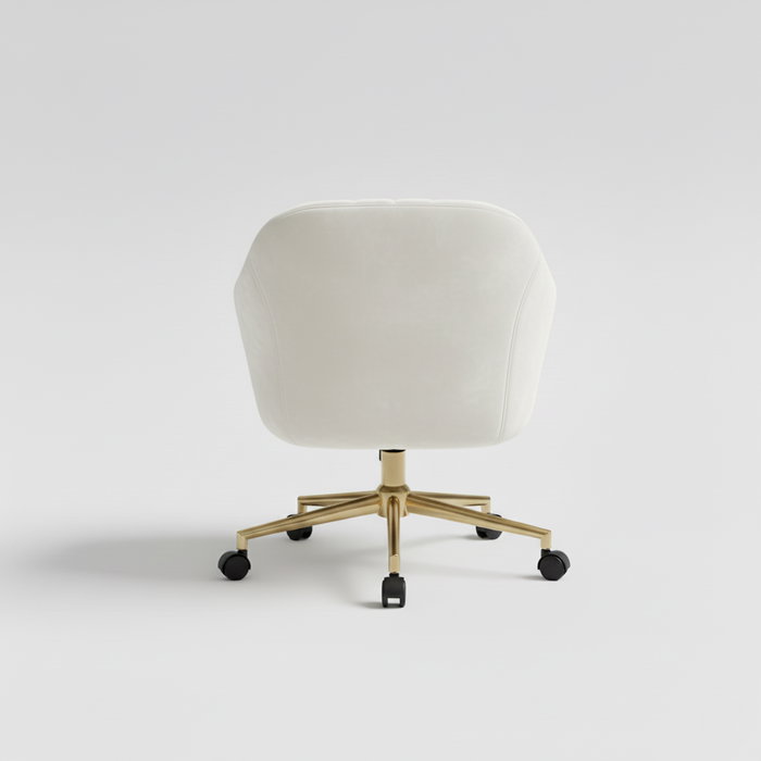 BORDECOR Silla Yildun Blanco y Dorado BORDECOR Silla Yildun Blanco y Dorado