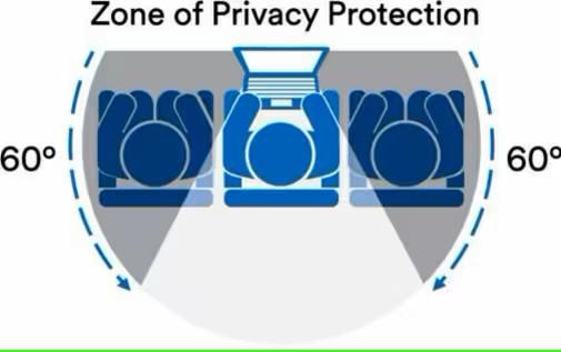 3M Filtro de Privacidad para Pantalla 13.3" 16:10 85% 60° Compatible con Táctil y Reducción de Luz Azul Antirreflejos 294x196mm