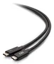 C2G C2G28887 Cable Thunderbolt 4 USB-C Active (USB-C a USB-C) 40 Gbps, 100W, Video 8K, Longitud 1.83 m (6 ft), Color Negro