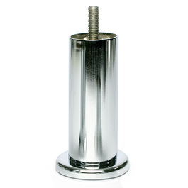 Q&Q Pata Metálica Paola M8 Cromo Altura H100 para Sofás y Muebles