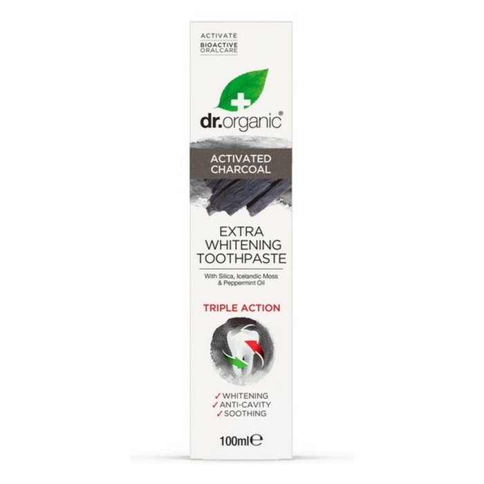 Dr. Organic Pasta de Dientes Carbón Activado 100 ml