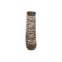 DKD Home Decor Macetero de Madera Tallado Cocotero Marrón 30x30x120 cm