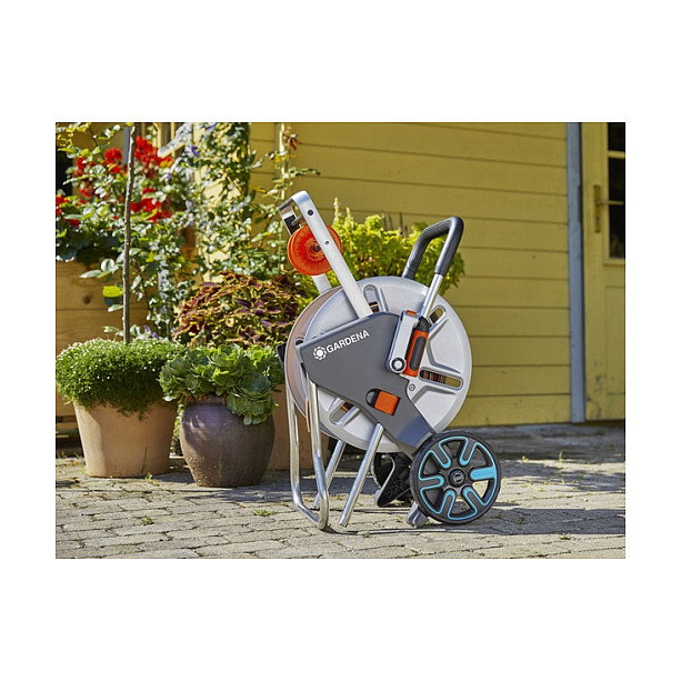 GARDENA CleverRoll M Easy Metal Set con manguera de 25 m GARDENA CleverRoll M Easy Metal Set con manguera de 25 m