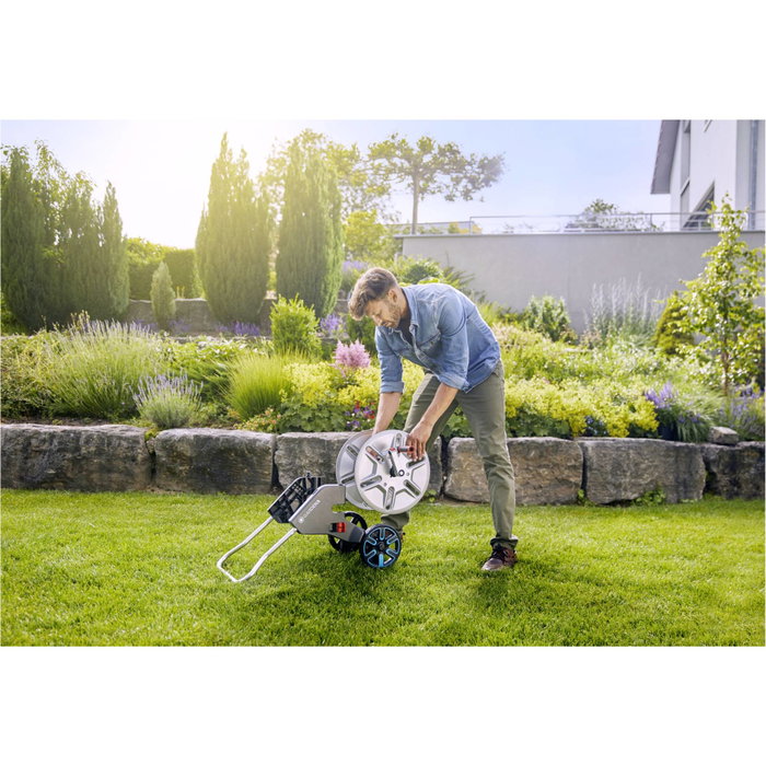 GARDENA CleverRoll M Easy Metal Set con manguera de 25 m GARDENA CleverRoll M Easy Metal Set con manguera de 25 m