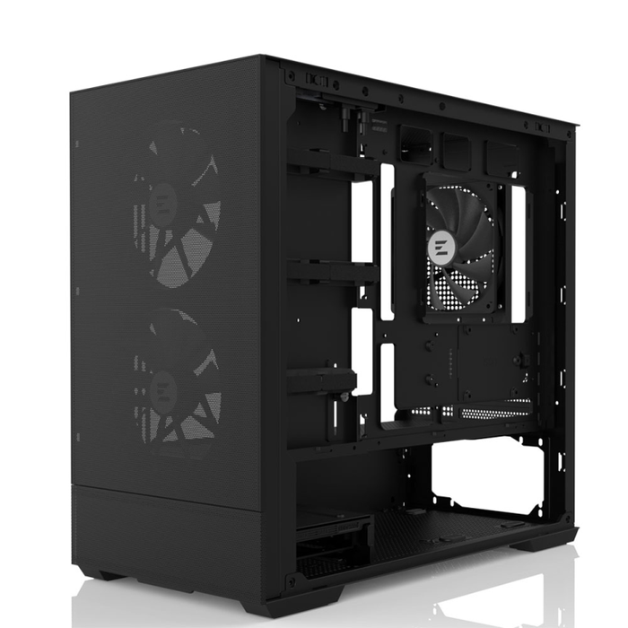 Zalman P30 Air Mini Tower Negra con Iluminación RGB y Panel de Vidrio Templado para PC