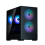 Zalman P30 Air Mini Tower Negra con Iluminación RGB y Panel de Vidrio Templado para PC