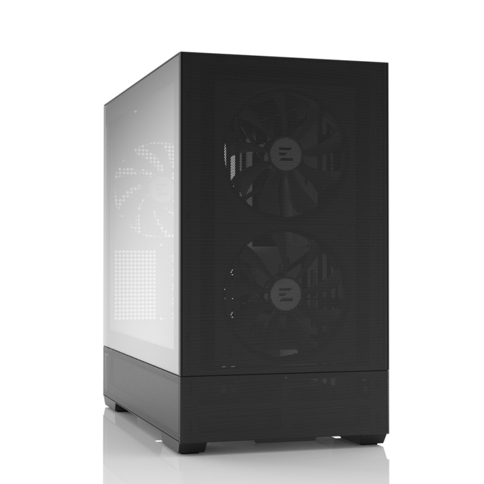 Zalman P30 Air Mini Tower Negra con Iluminación RGB y Panel de Vidrio Templado para PC