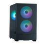 Zalman P30 Air Mini Tower Negra con Iluminación RGB y Panel de Vidrio Templado para PC