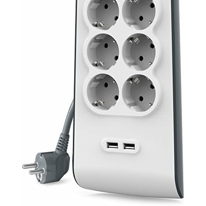 Belkin BSV804VF2M-V2 Regleta de 8 enchufes y 2 USB-A