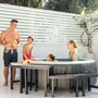 Intex 28515 4 Piezas 2 Paquete Medio + 2 Spa de Alto 4 Spa Redondo