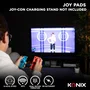Konix Joypads para Nintendo Switch y Switch OLED con Batería de 8 horas y Vibración - Azul y Rojo